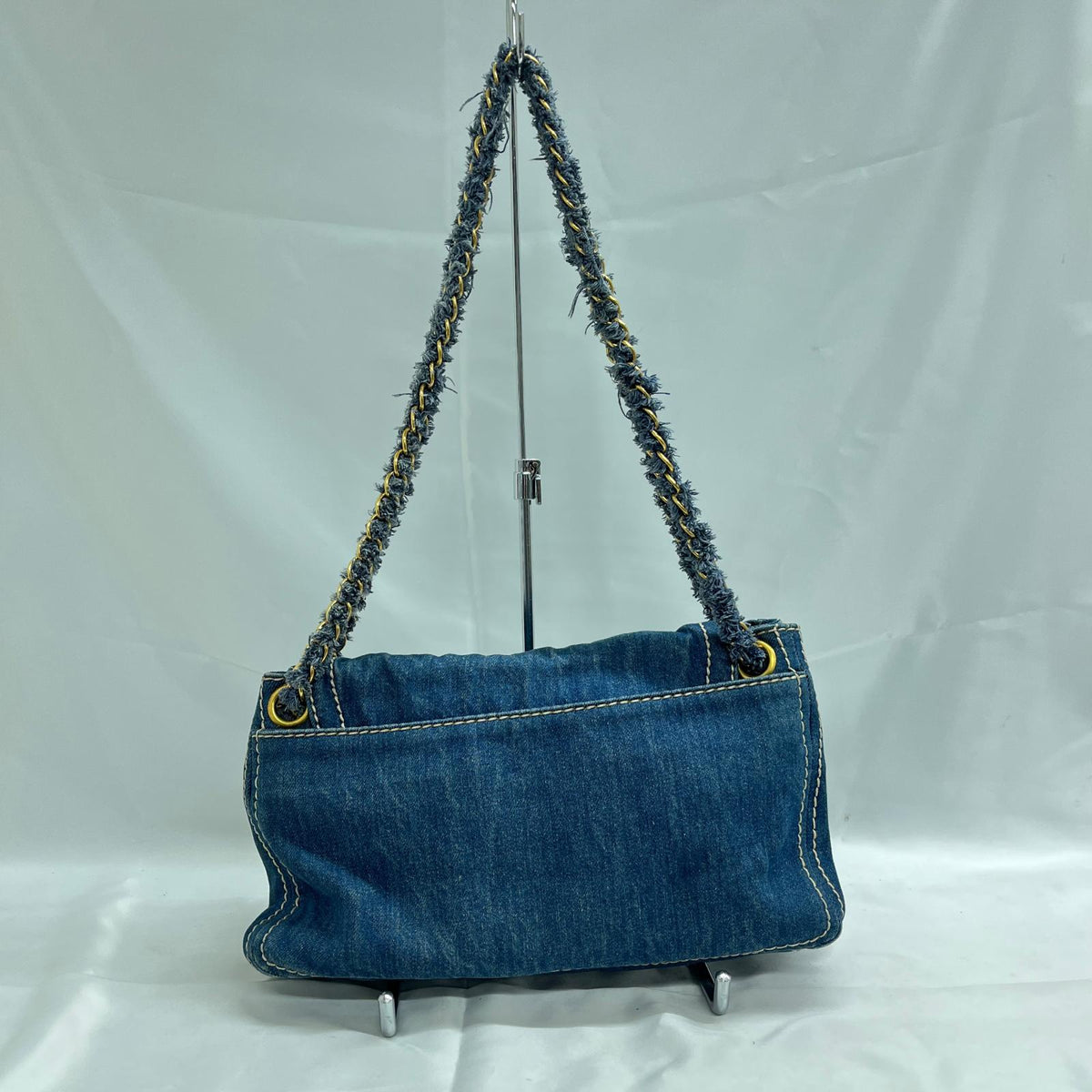 PRADA デニムショルダーバッグ