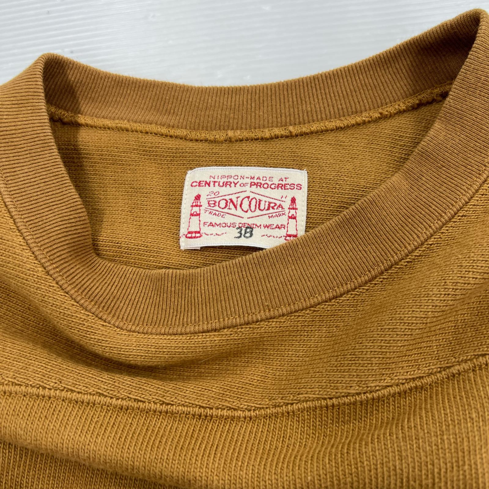 スウェット BONCOURA クルーネック 茶 (38) 38 ブラウン