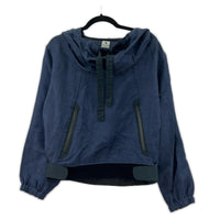 パーカー 19SS リネンレーヨン アノラック 紺 (S) S