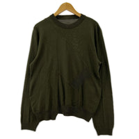 ニット 24年 Deformed Sweater カーキ (M) M カーキ