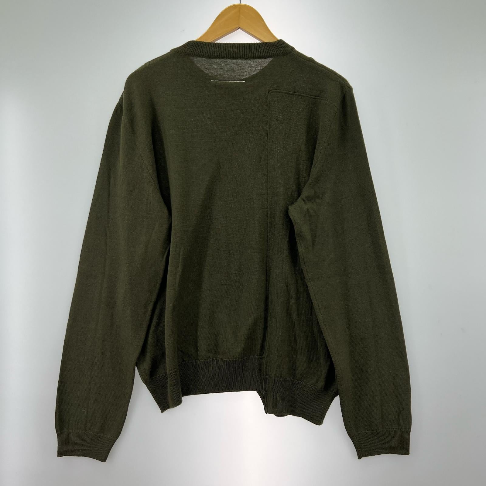 ニット 24年 Deformed Sweater カーキ (M) M カーキ