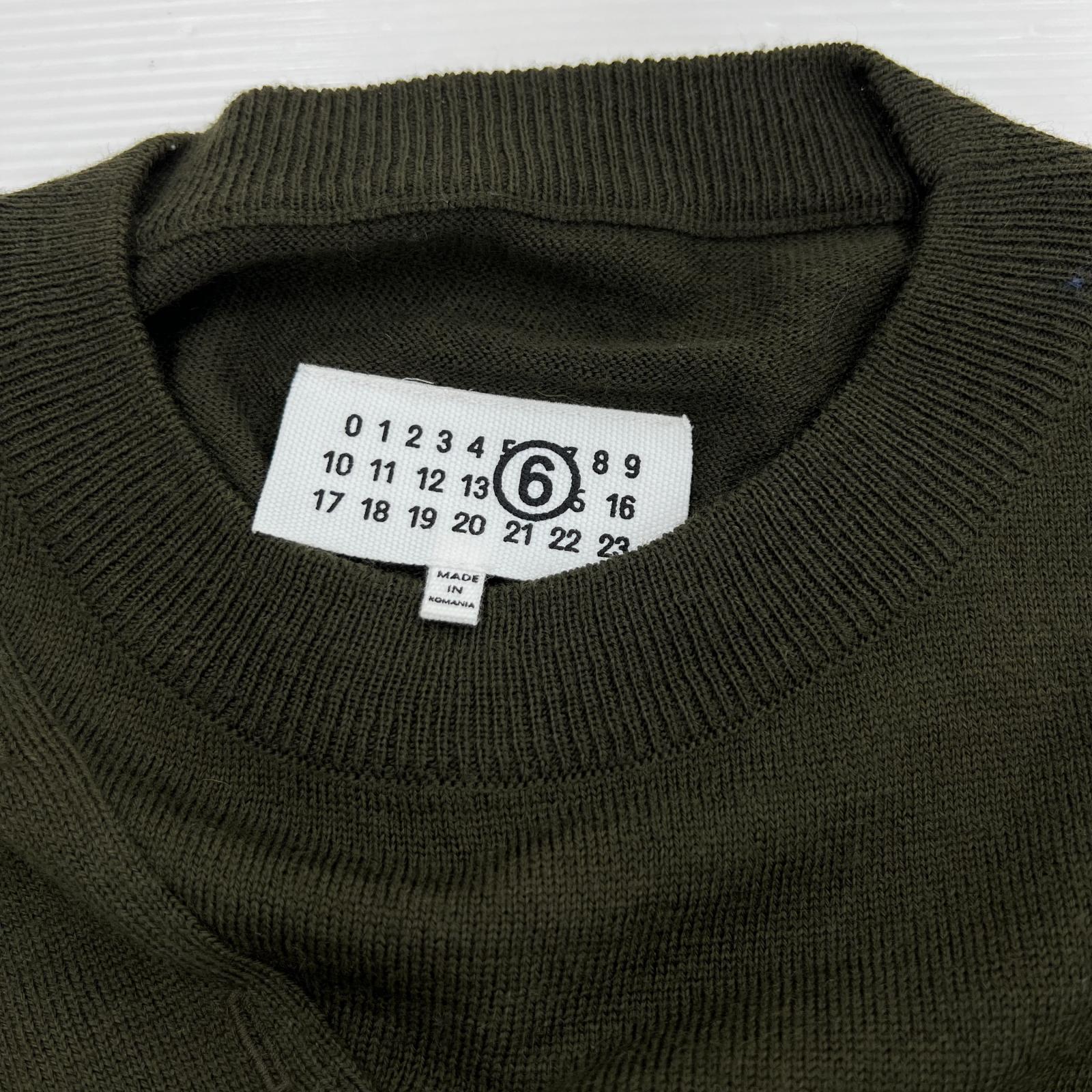 ニット 24年 Deformed Sweater カーキ (M) M カーキ