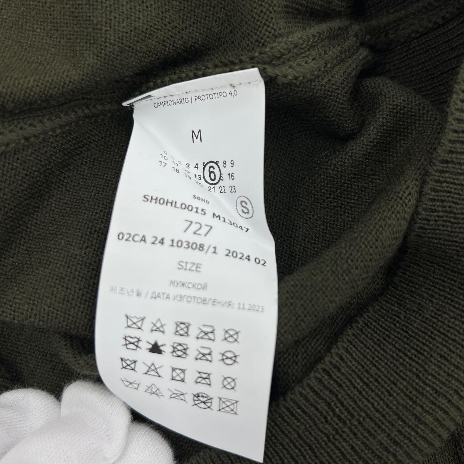 ニット 24年 Deformed Sweater カーキ (M) M カーキ