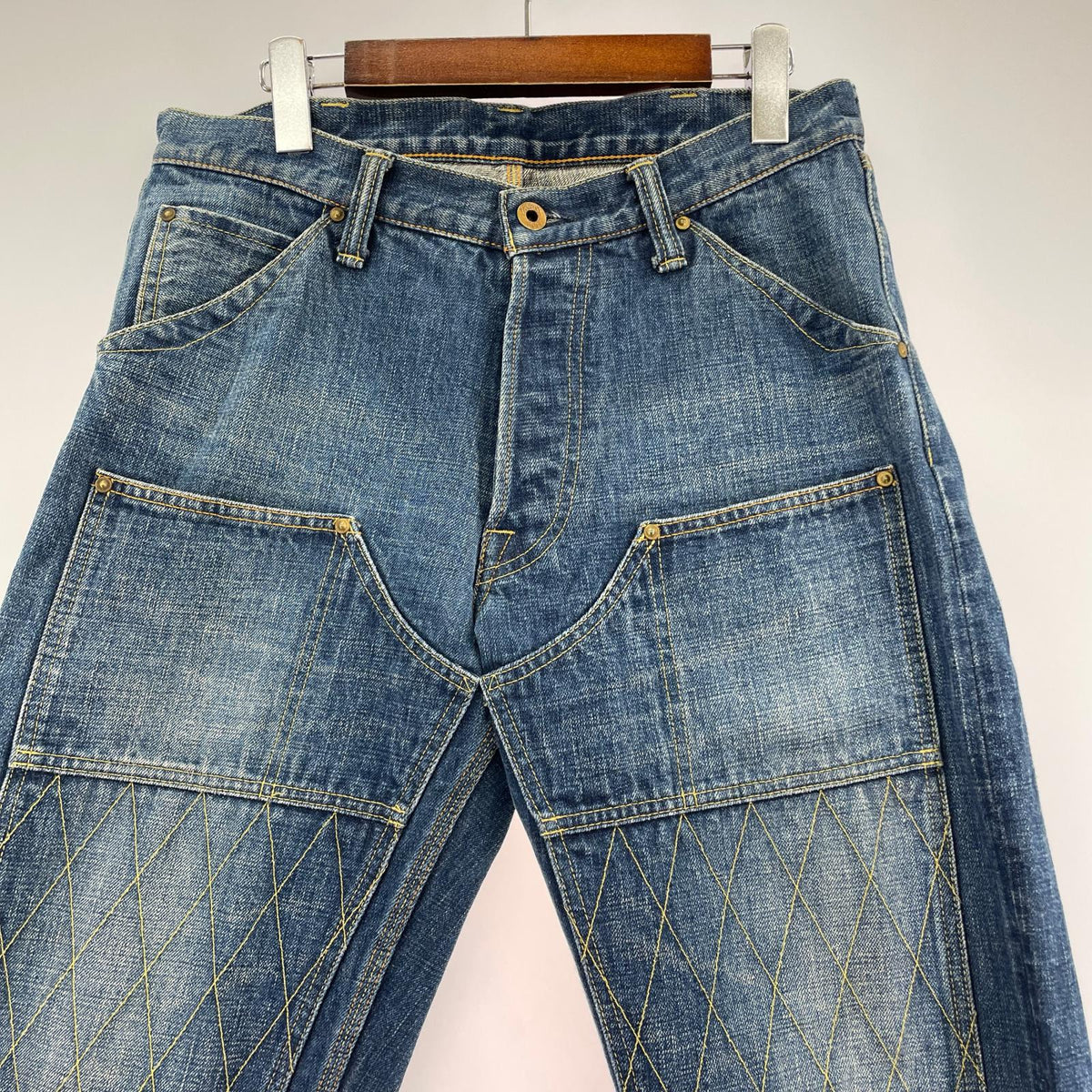 デニムパンツ TROPHY CLOTHING インディゴ 32 ブルー