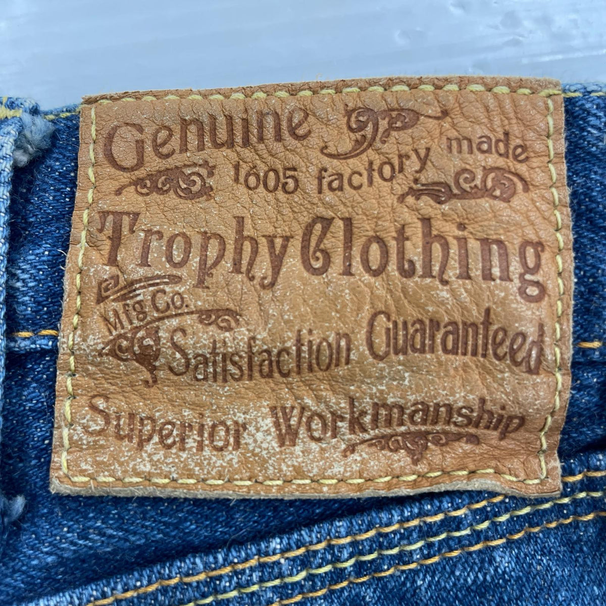 デニムパンツ TROPHY CLOTHING インディゴ 32 ブルー
