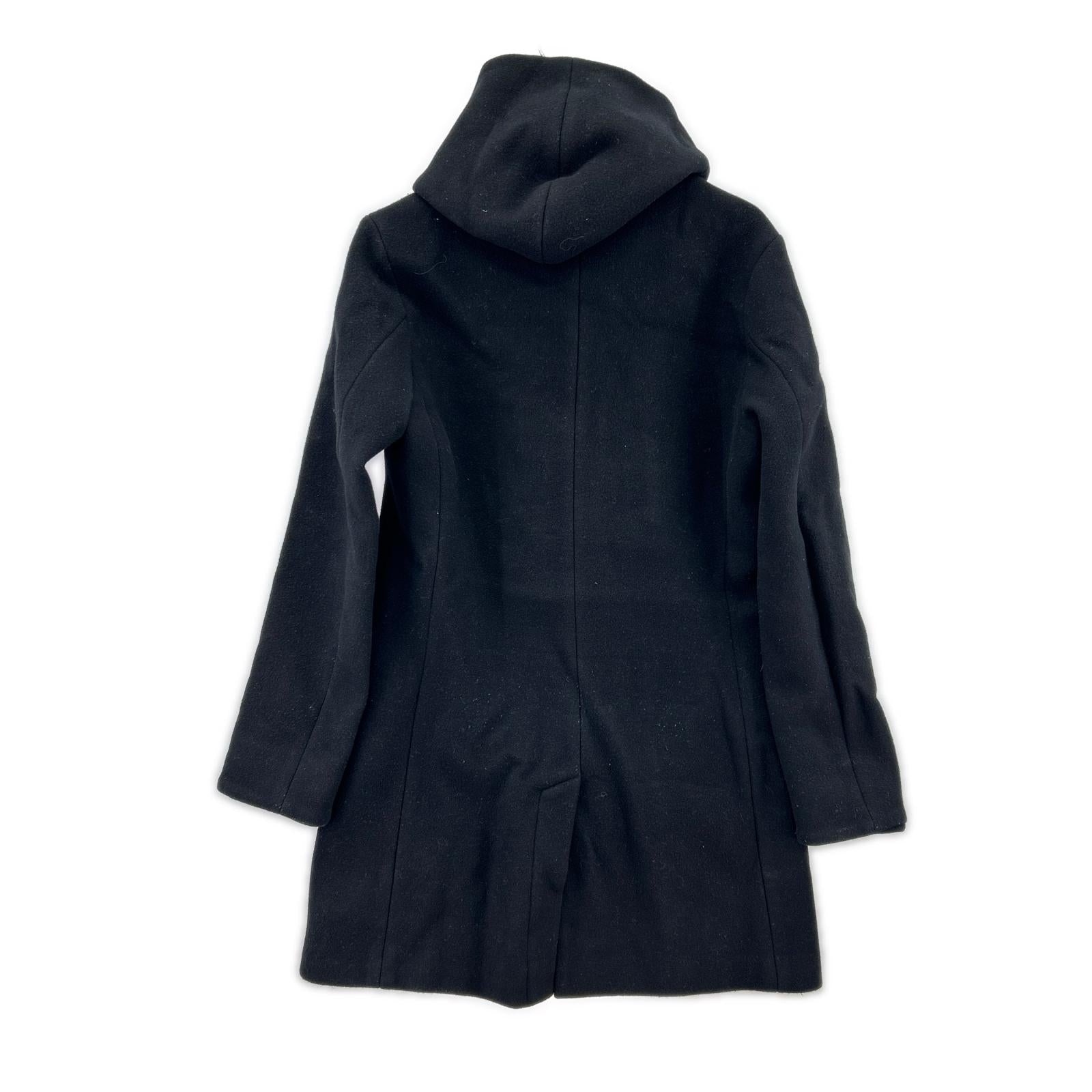その他アウター PESCA LAMB MELTON WRAP HOOD COAT 黒 Ⅲ ブラック