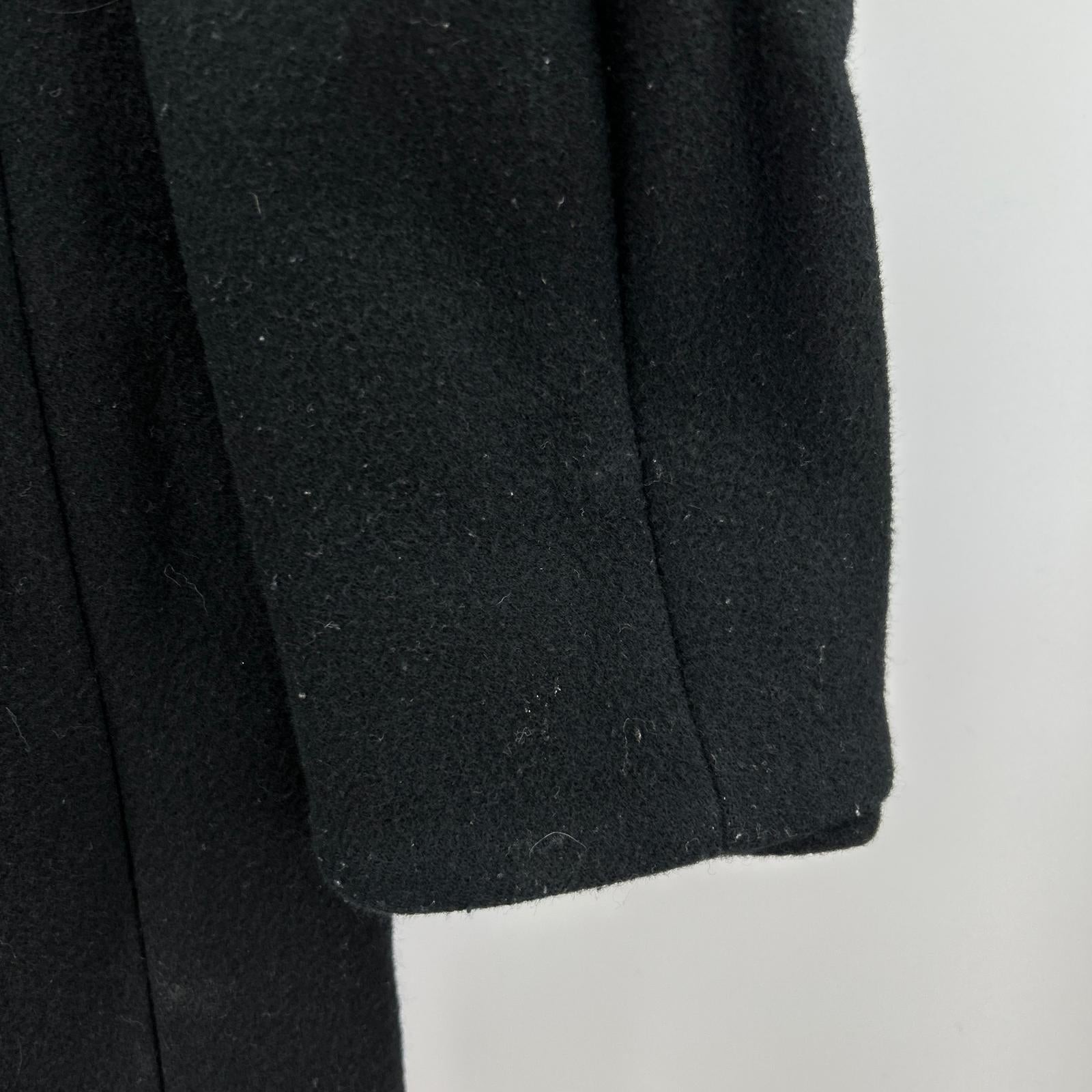 その他アウター PESCA LAMB MELTON WRAP HOOD COAT 黒 Ⅲ ブラック