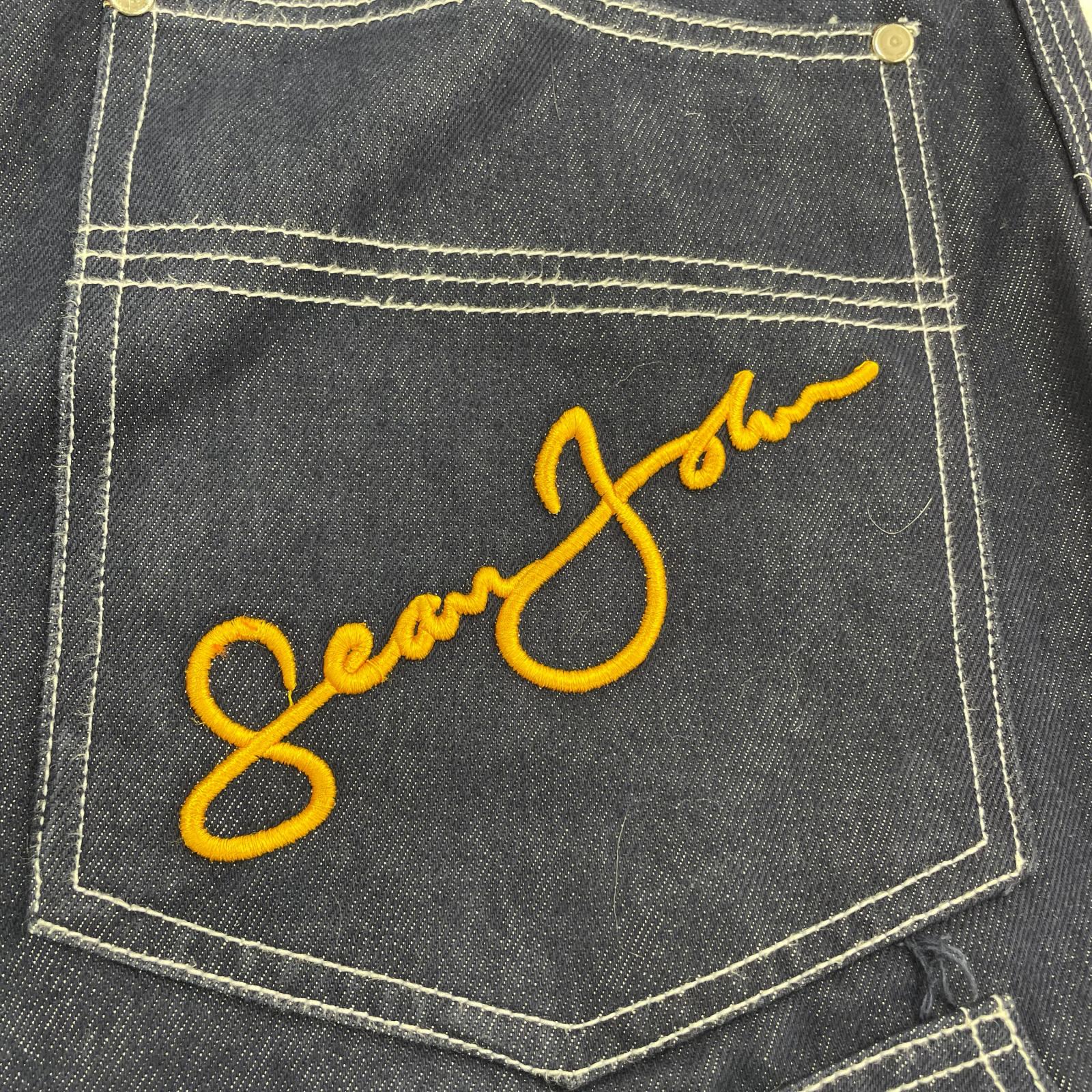 ショートパンツ sean john デニムショーツ インディゴ 32 ネイビー