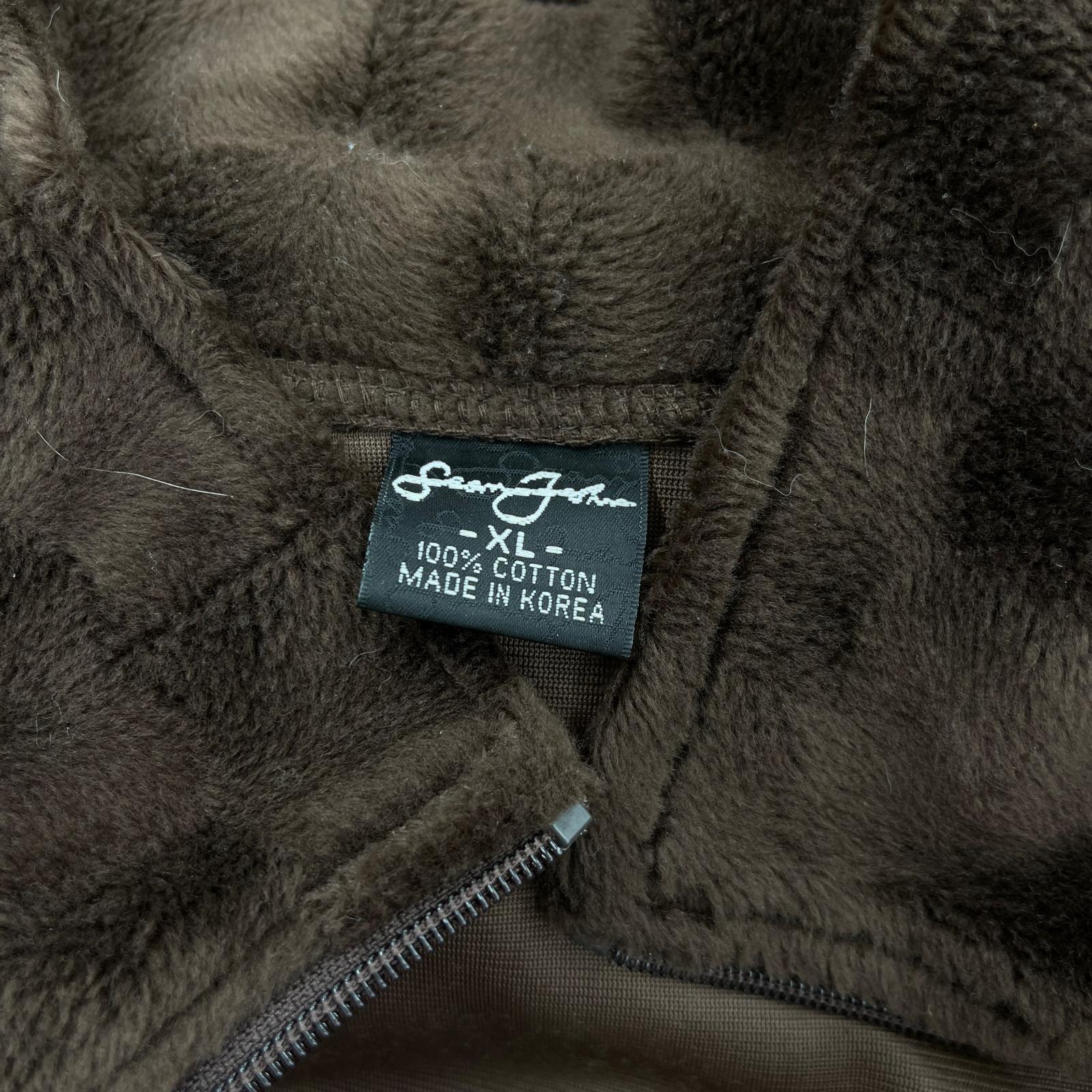 ジャケット sean john フリースセットアップ ブラウン ブラウン