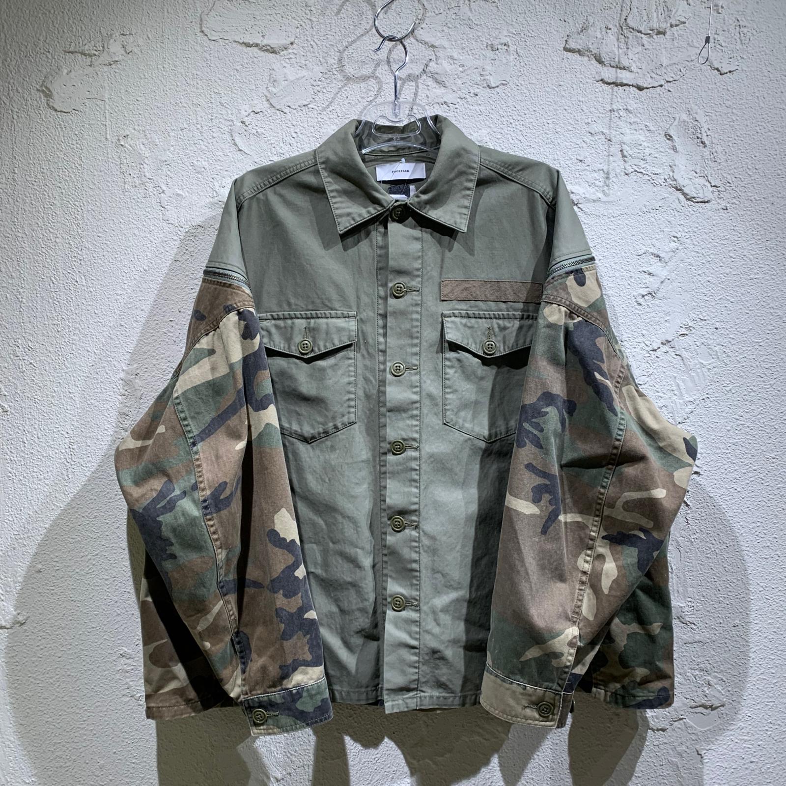 ジャケット サイドジップカモジャケット