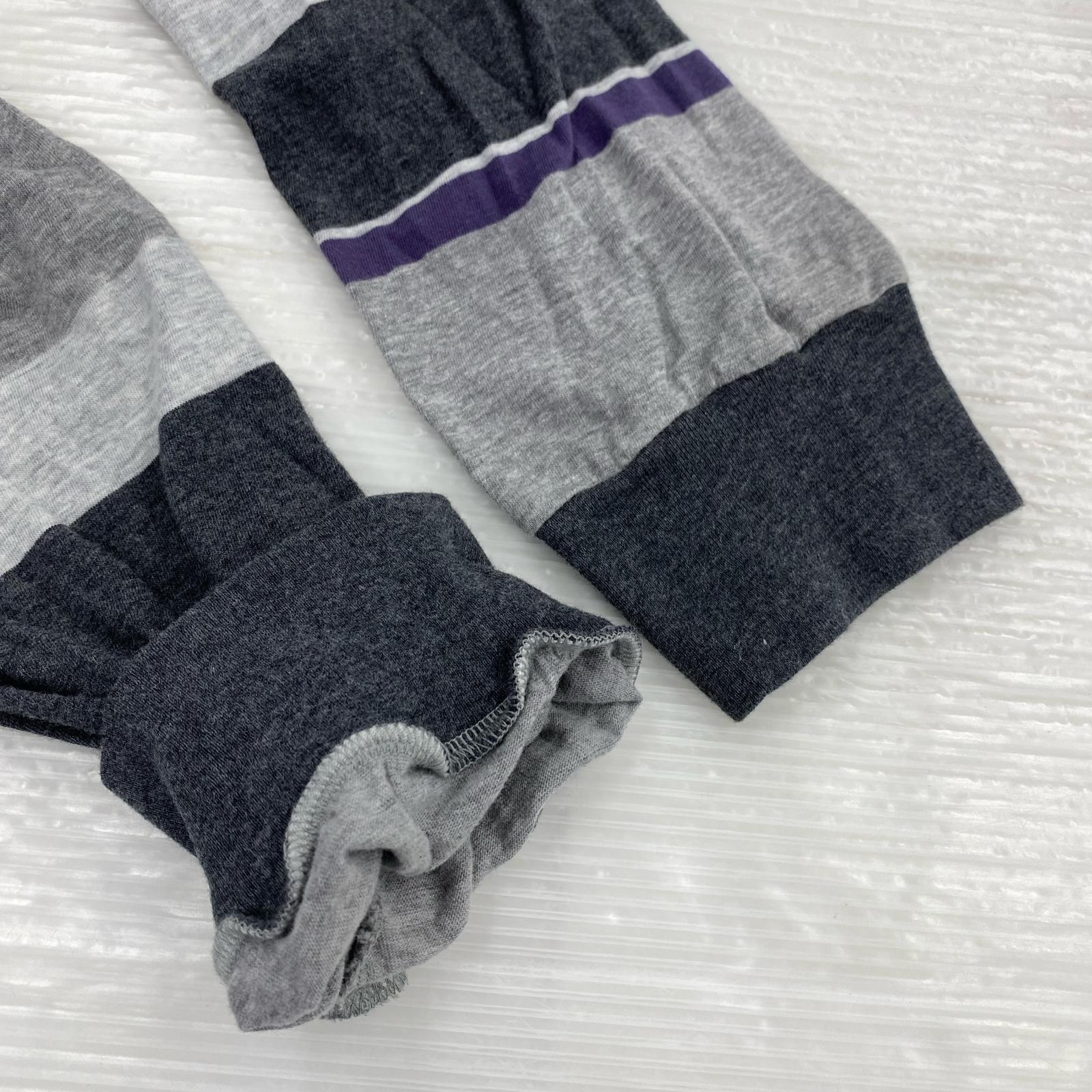 長袖Ｔシャツ UNUSED 23SS Long-sleeve border T-shirt US2342 （4） 4 グレー