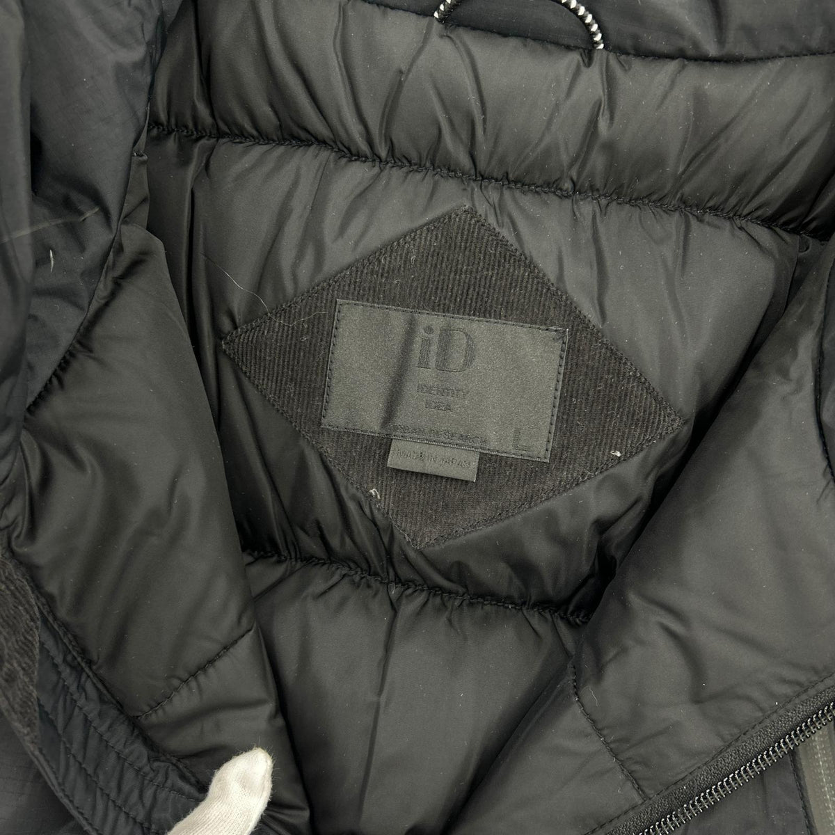 ダウンジャケット AURORA 3LAYER DOWN BLOUSON 黒 (L) L ブラック
