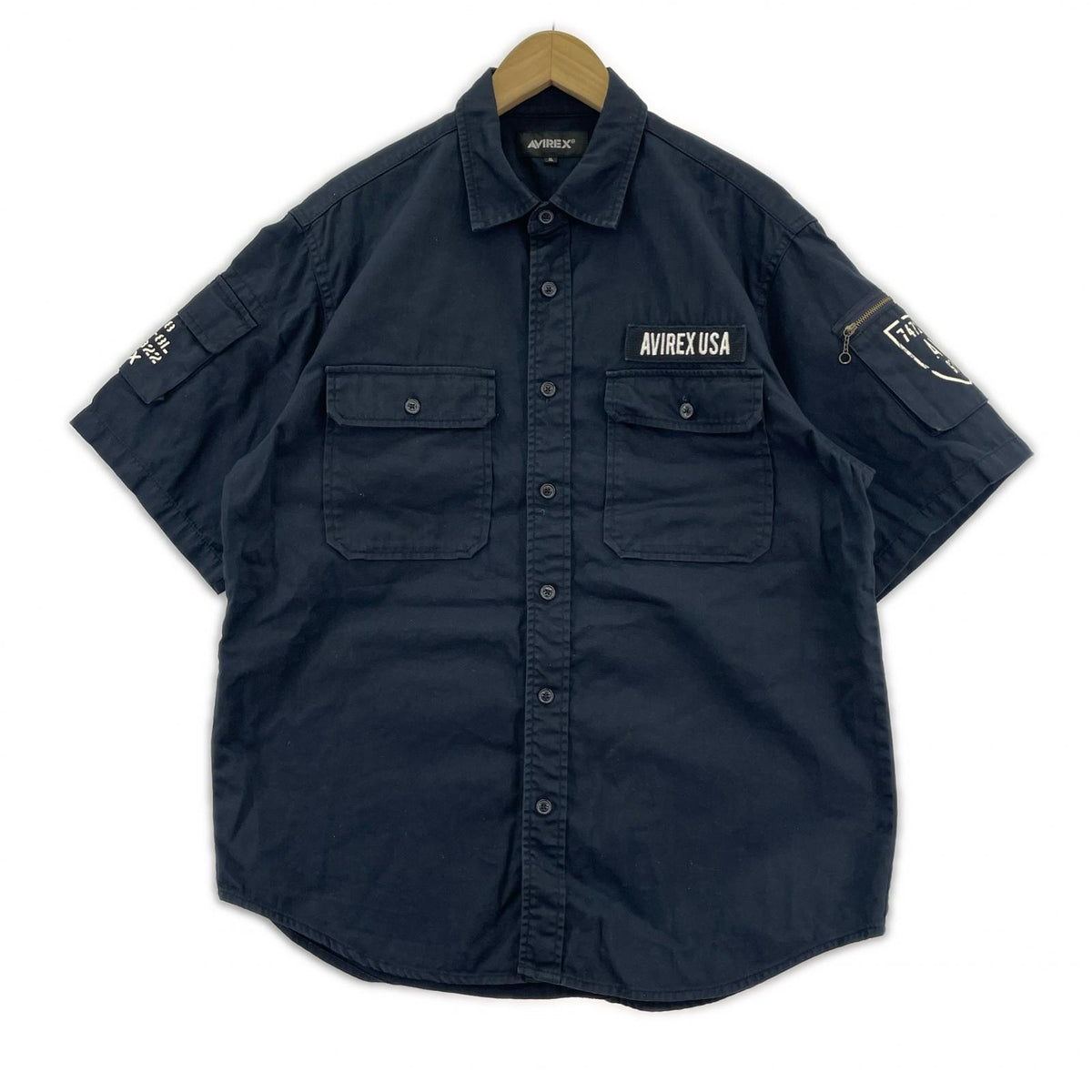 半袖シャツ BASIC FATIGUE SHORT SLEEVE SHIRT ブラック