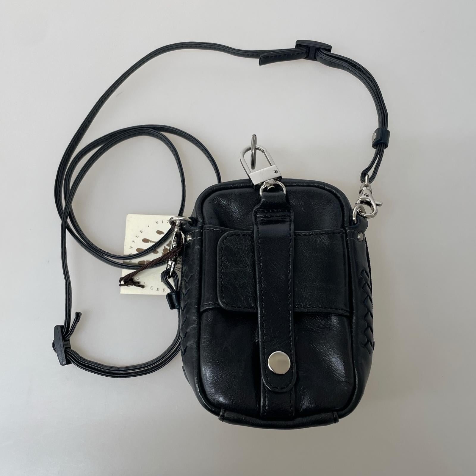 ショルダーバッグ KIEFER NEU レザー ブラック