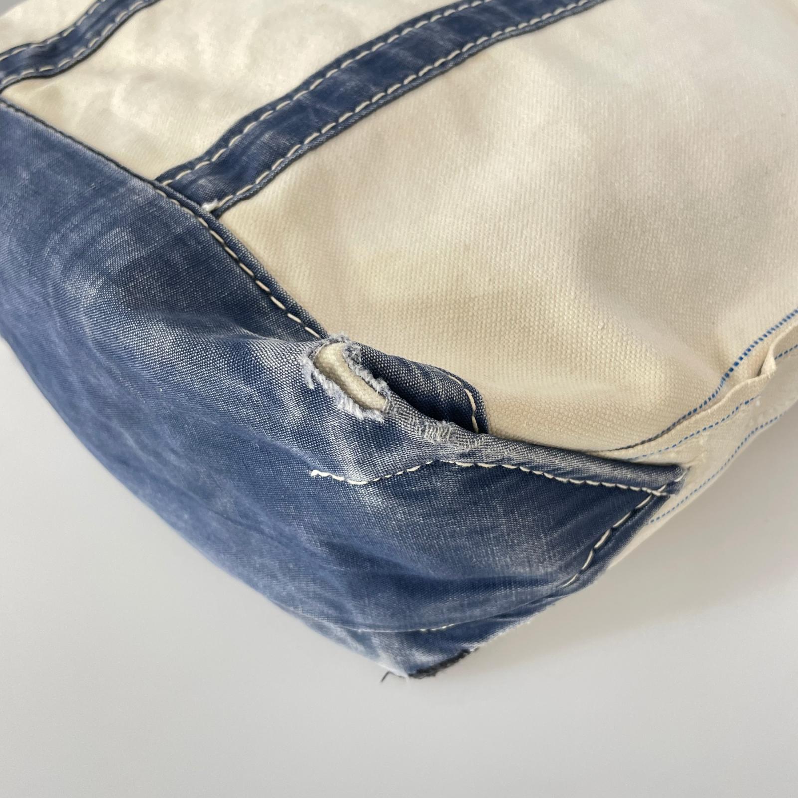 その他バッグ LANDS' END USA製 キャンバス ビーントートバッグ ベージュ