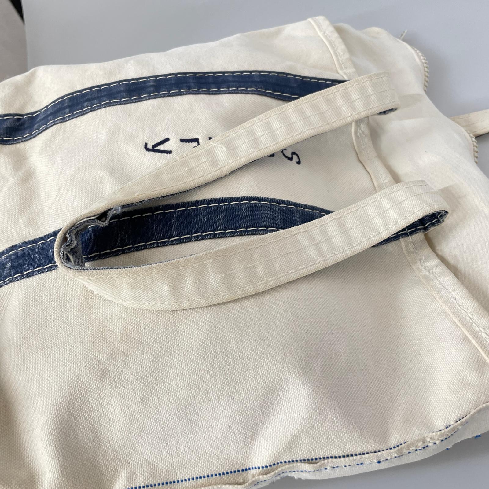 その他バッグ LANDS' END USA製 キャンバス ビーントートバッグ ベージュ