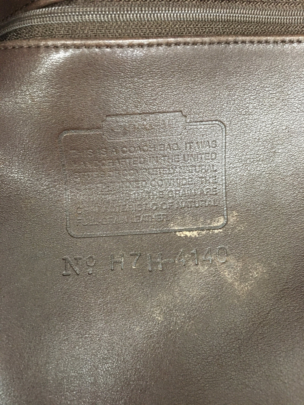 OLD COACH USA製4140 レザートートバッグ