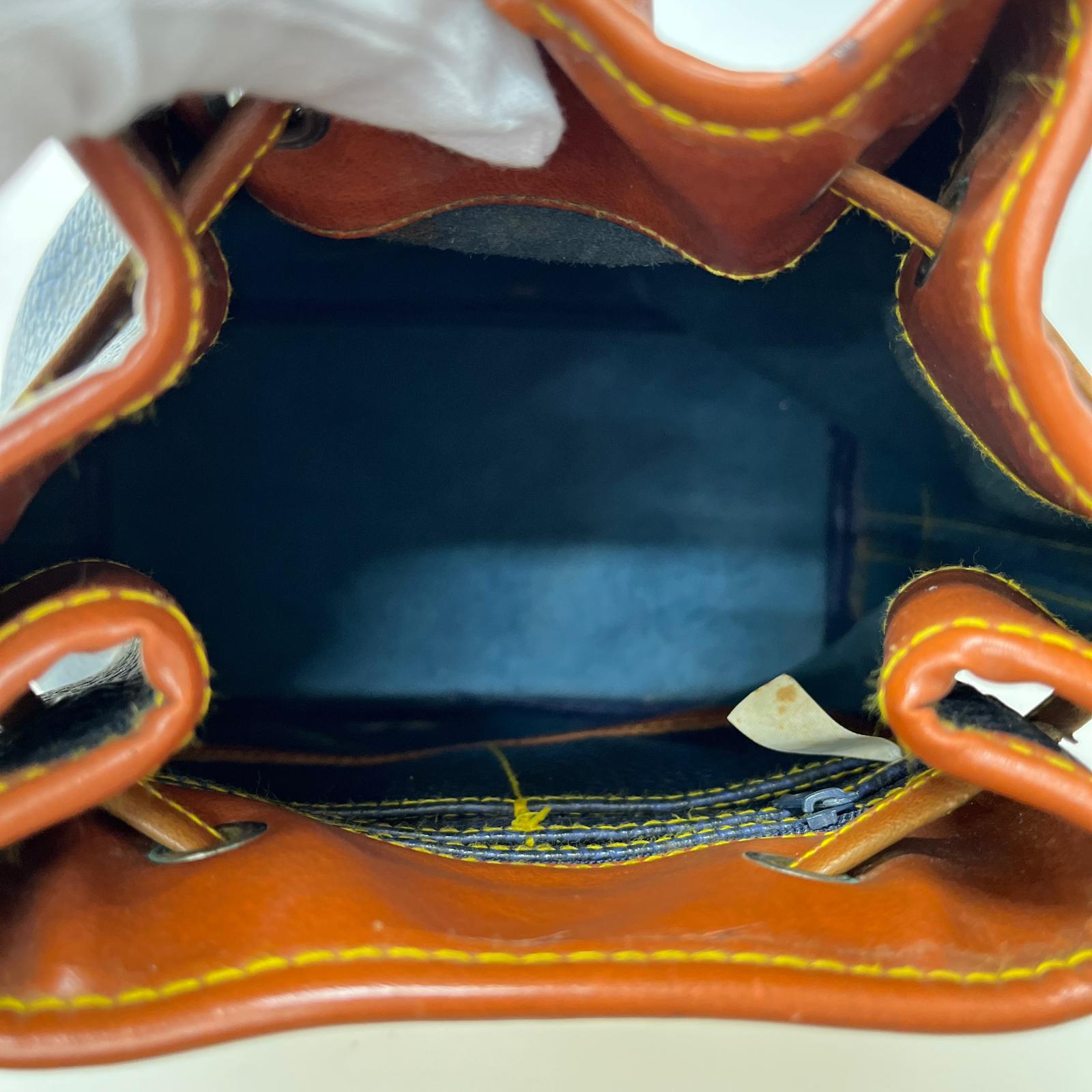 その他バッグ 巾着ショルダーバッグ ネイビー