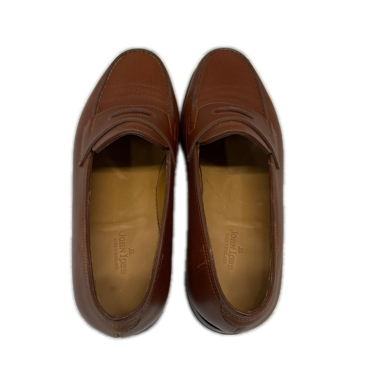 シューズ JOHN LOBB LOPEZ ロペス ペニーローファー 5 茶 ブラウン