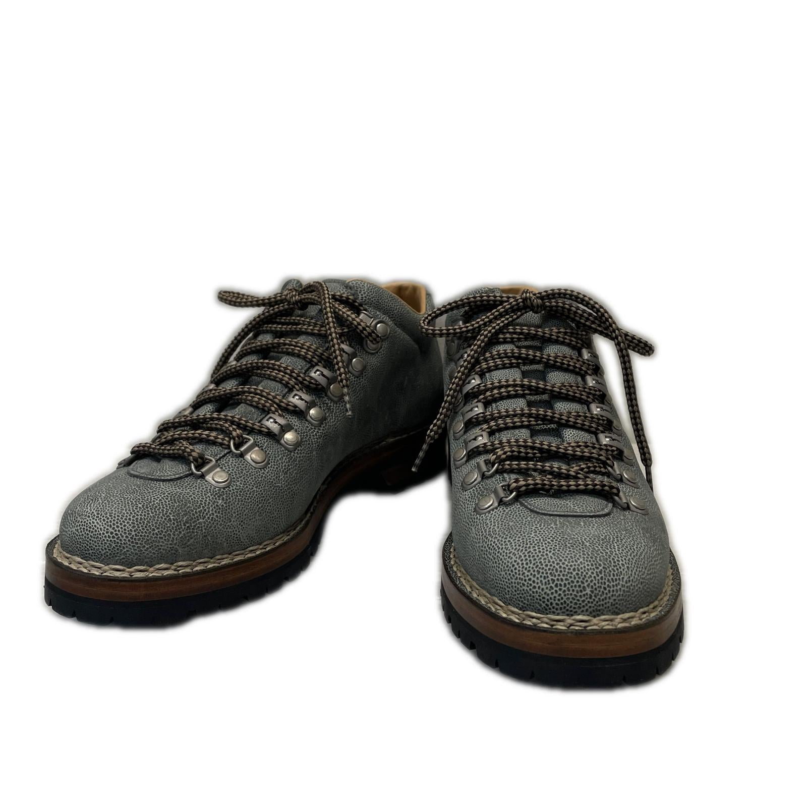 ブーツ F.LLI GIACOMETTI MARMOLADA Low TREK ELEFANTE エレファントレザー マウンテンブーツ 39 24.5cm (US6 1/2 UK6 EU39)