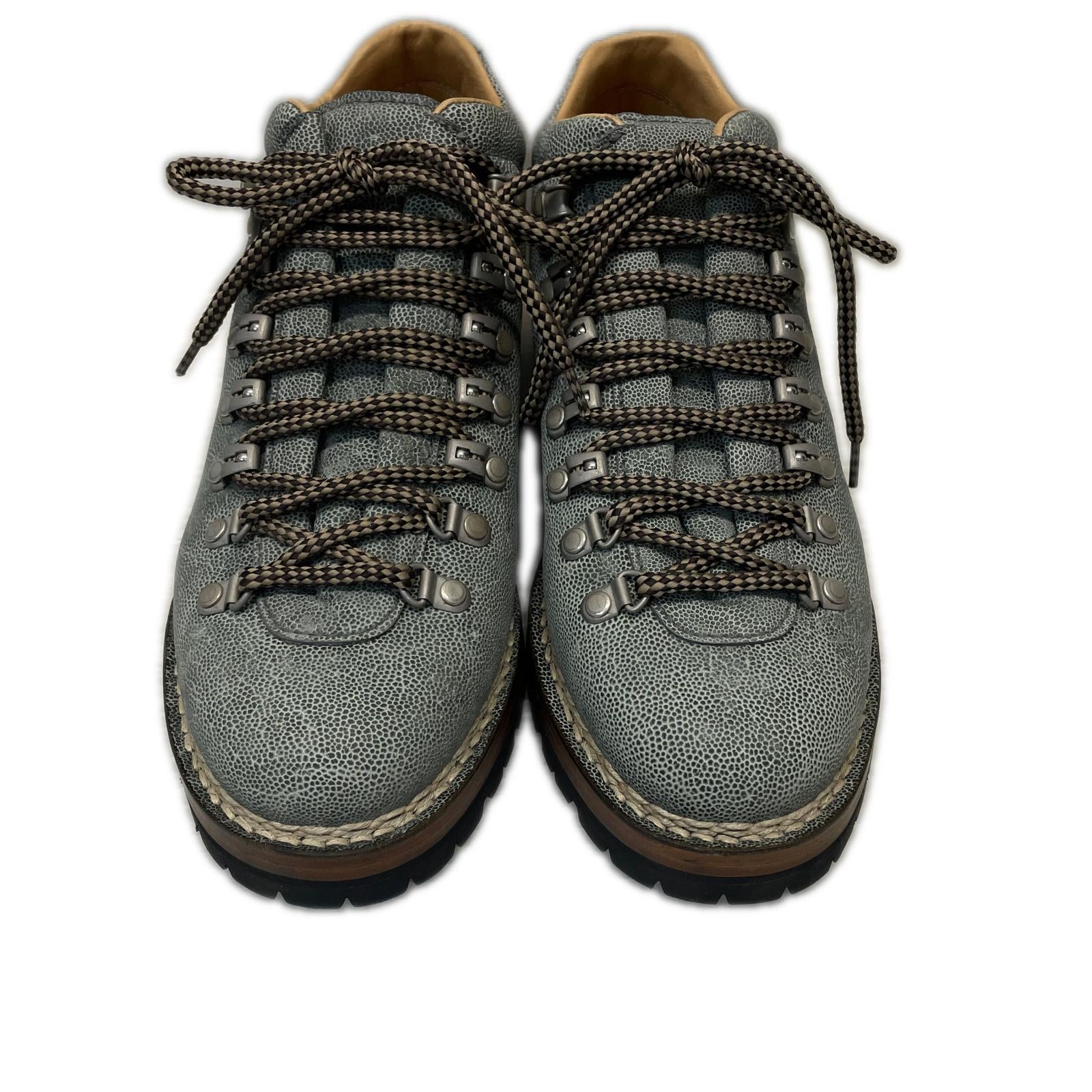 ブーツ F.LLI GIACOMETTI MARMOLADA Low TREK ELEFANTE エレファントレザー マウンテンブーツ 39 24.5cm (US6 1/2 UK6 EU39)