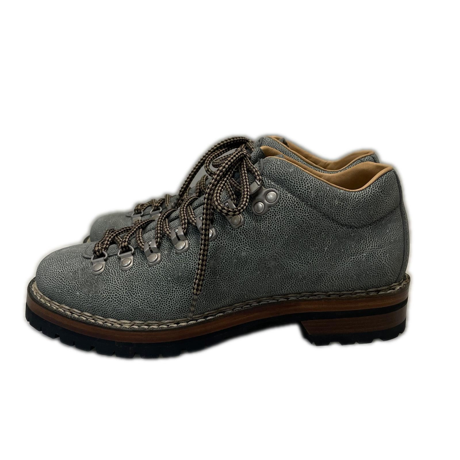 ブーツ F.LLI GIACOMETTI MARMOLADA Low TREK ELEFANTE エレファントレザー マウンテンブーツ 39 24.5cm (US6 1/2 UK6 EU39)