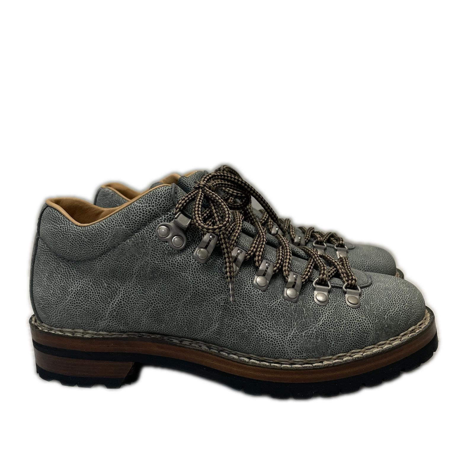 ブーツ F.LLI GIACOMETTI MARMOLADA Low TREK ELEFANTE エレファントレザー マウンテンブーツ 39 24.5cm (US6 1/2 UK6 EU39)