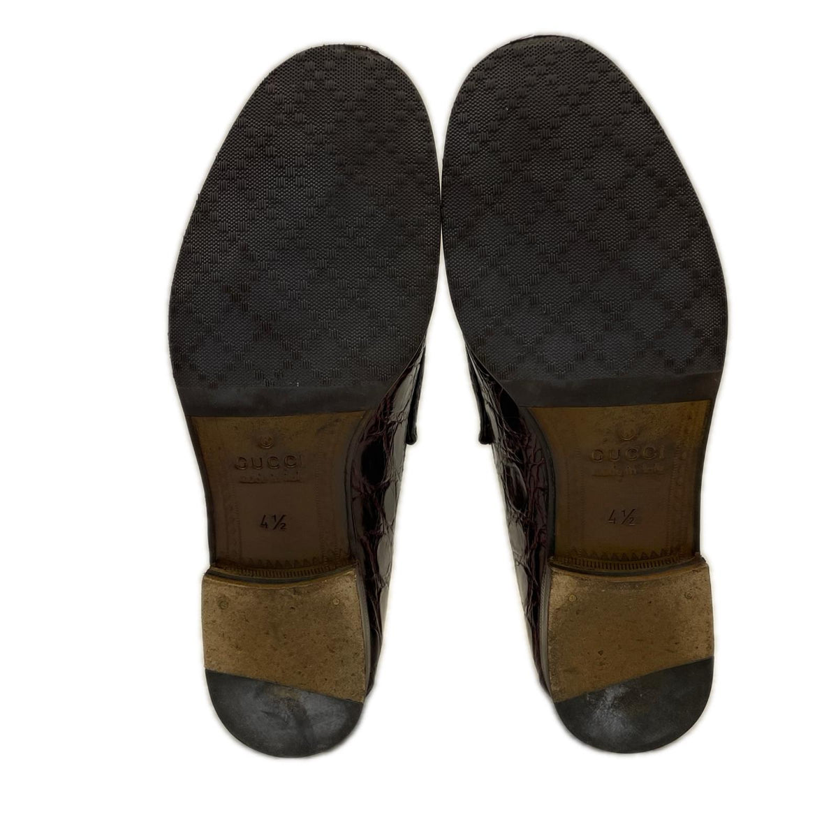 GUCCI クロコダイル　ホースビットローファー　325023 23.5cm (US5 1/2 UK5 EU37)