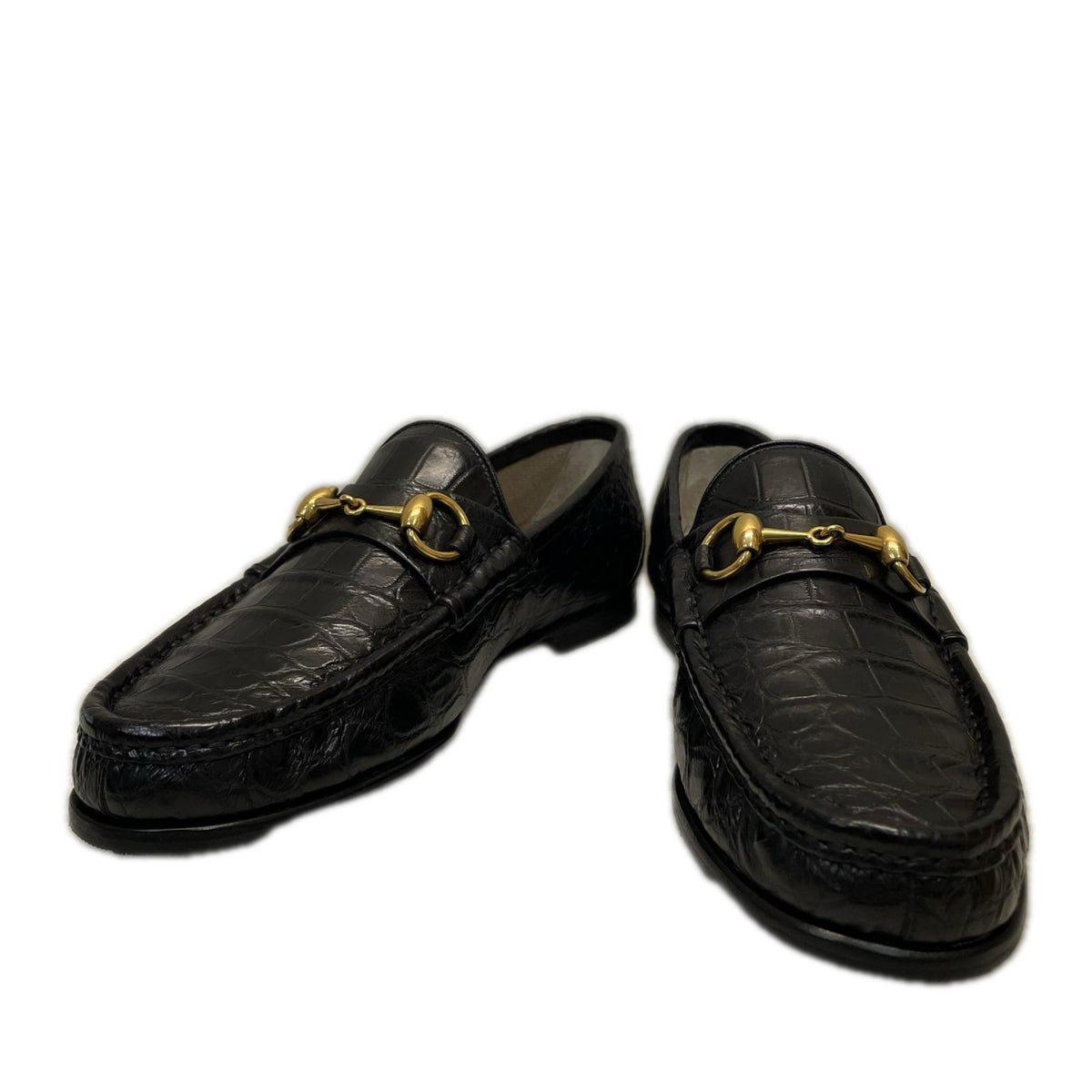 GUCCI 1953 クロコダイル ホースビットローファー 23.5cm (US5 1/2 UK5 EU37)