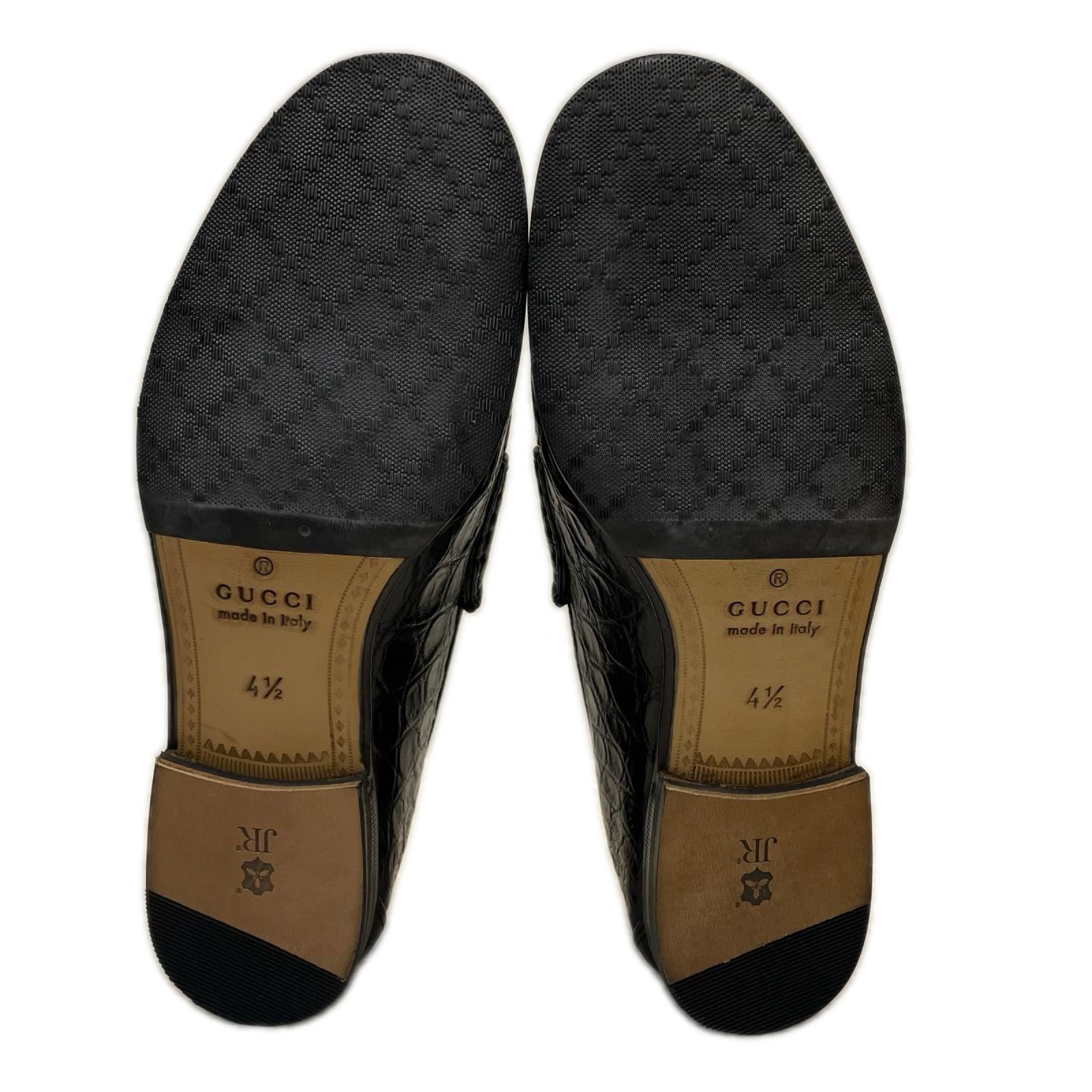 GUCCI 1953 クロコダイル ホースビットローファー 23.5cm (US5 1/2 UK5 EU37)