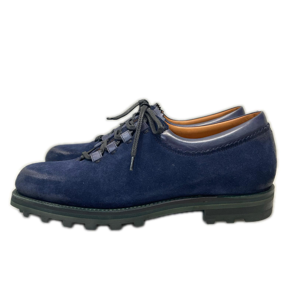 シューズ BERLUTI ニューウルティマ パティーヌレザー ラバーソールシューズ 6 紺