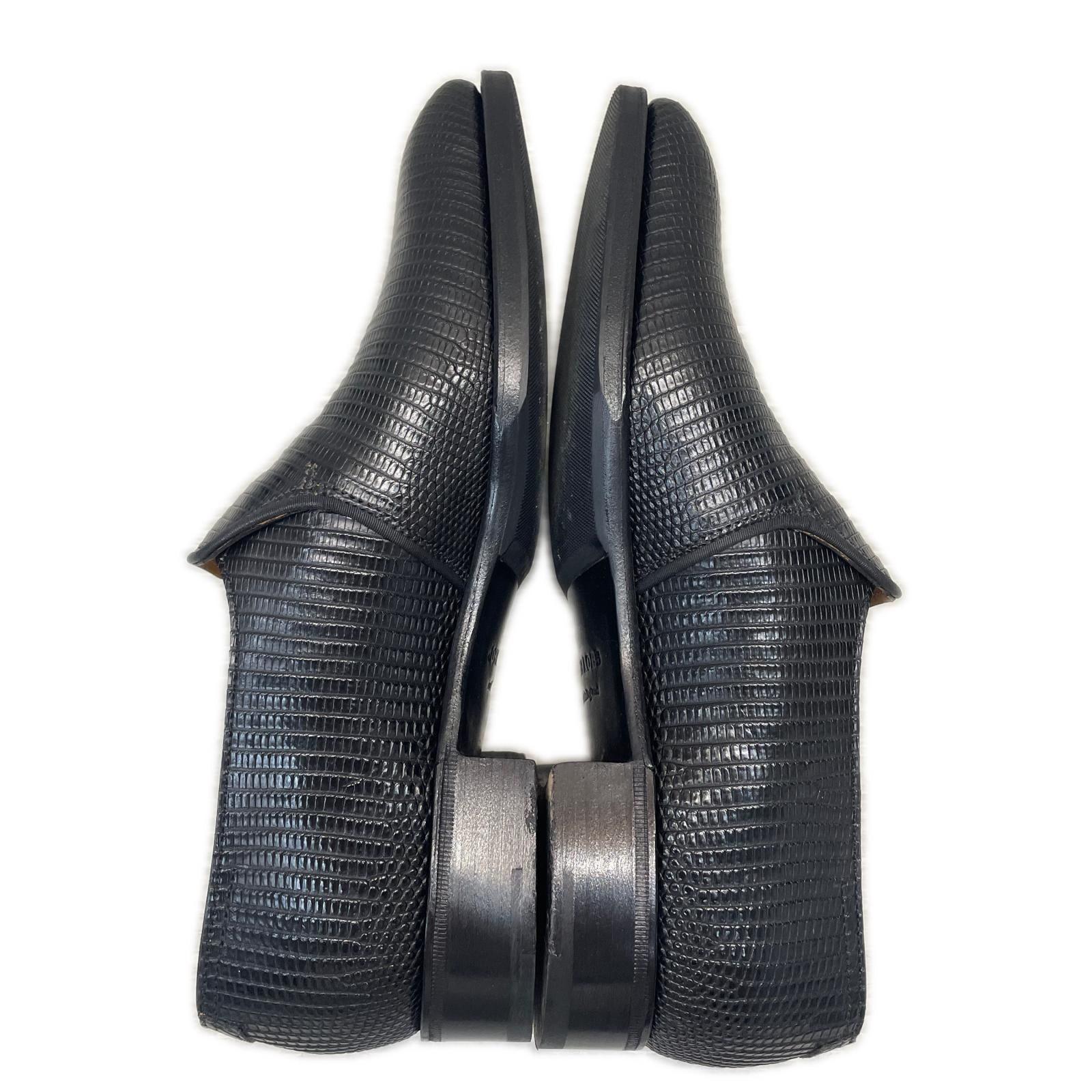 シューズ JOHN LOBB EDWARD レザースリッポン 5 黒 ブラック