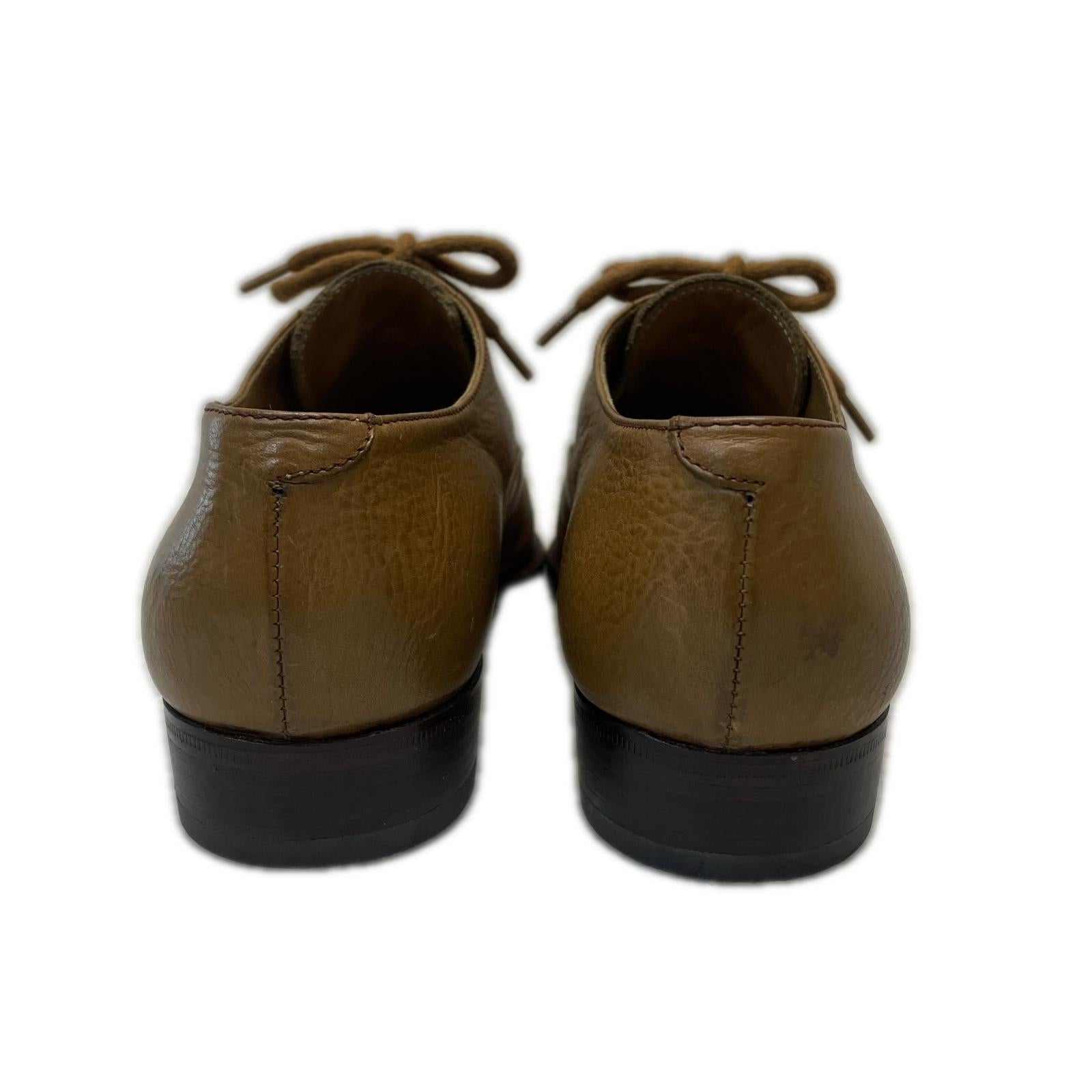 スニーカー GIORGIO ARMANI レザーシューズ 5 ベージュ ベージュ