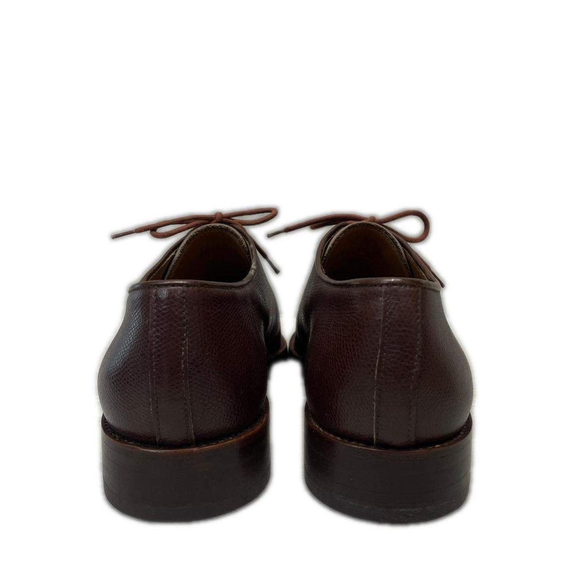 シューズ GIORGIO ARMANI レザーシューズ 5 濃茶