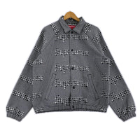 ジャケット Houndstooth Logos Snap Front Jacket (S) S ブラック