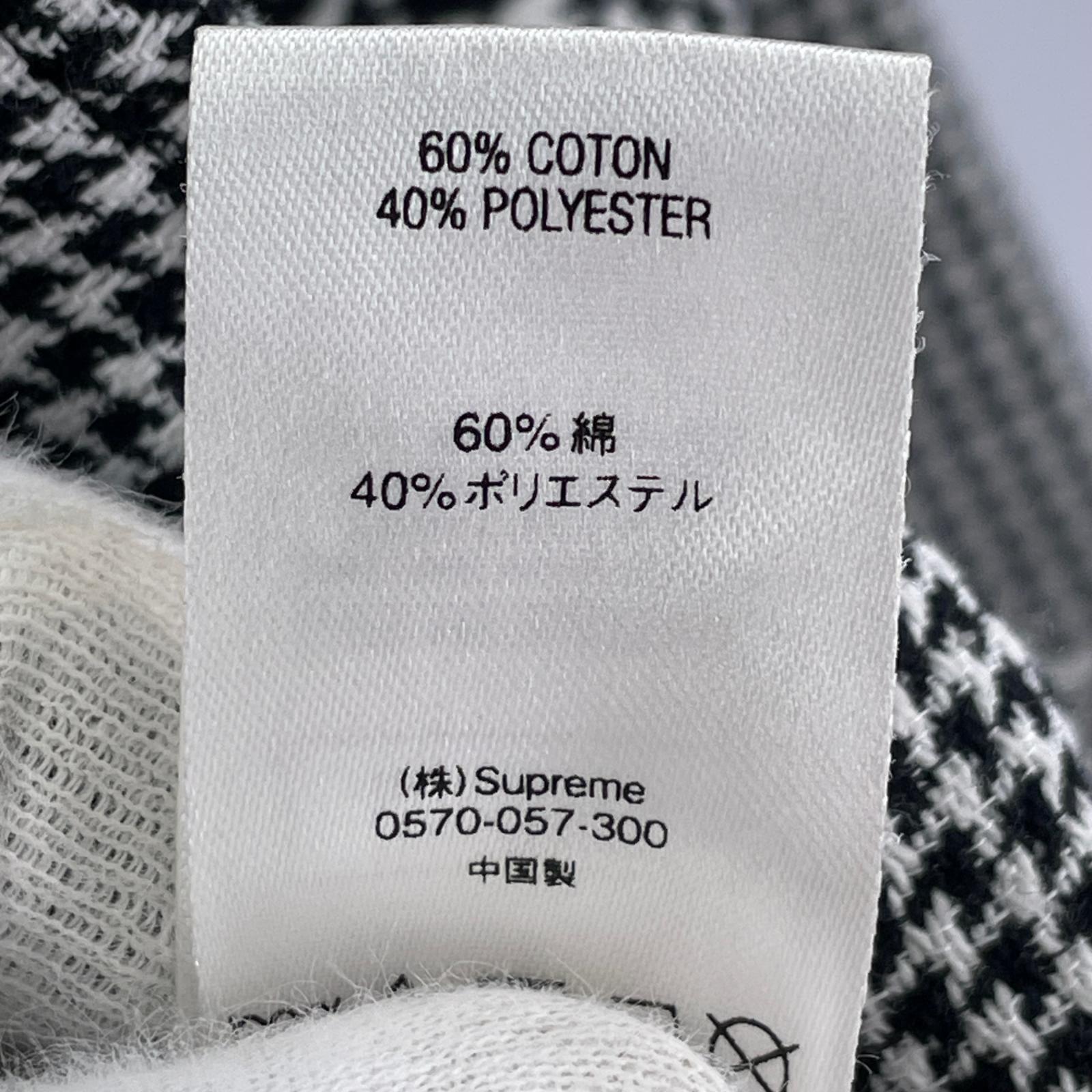 ジャケット Houndstooth Logos Snap Front Jacket (S) S ブラック