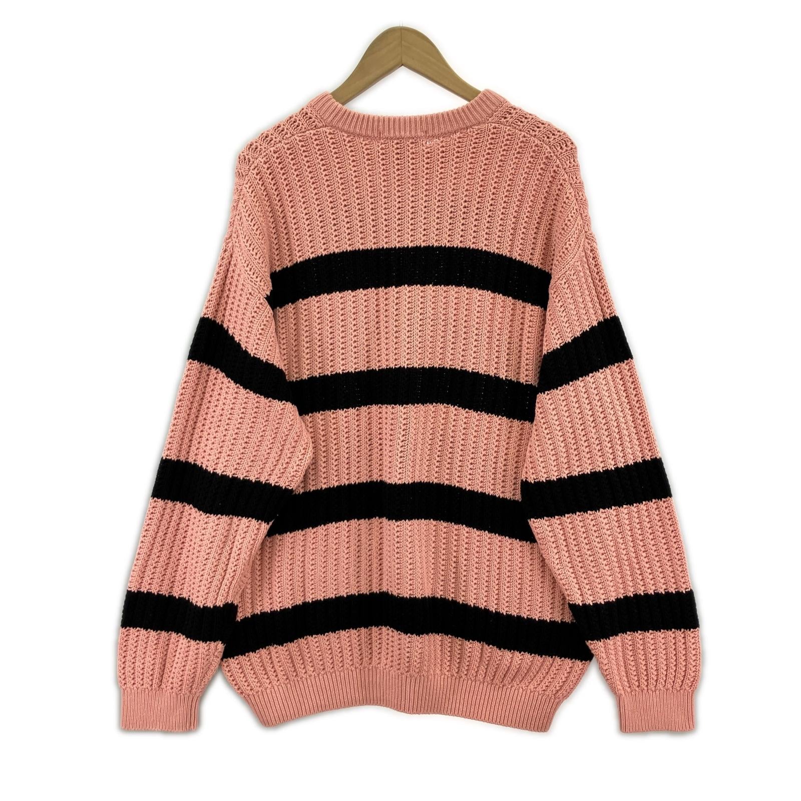 ニット Loose Gauge Stripe Small Box Sweater (L) L