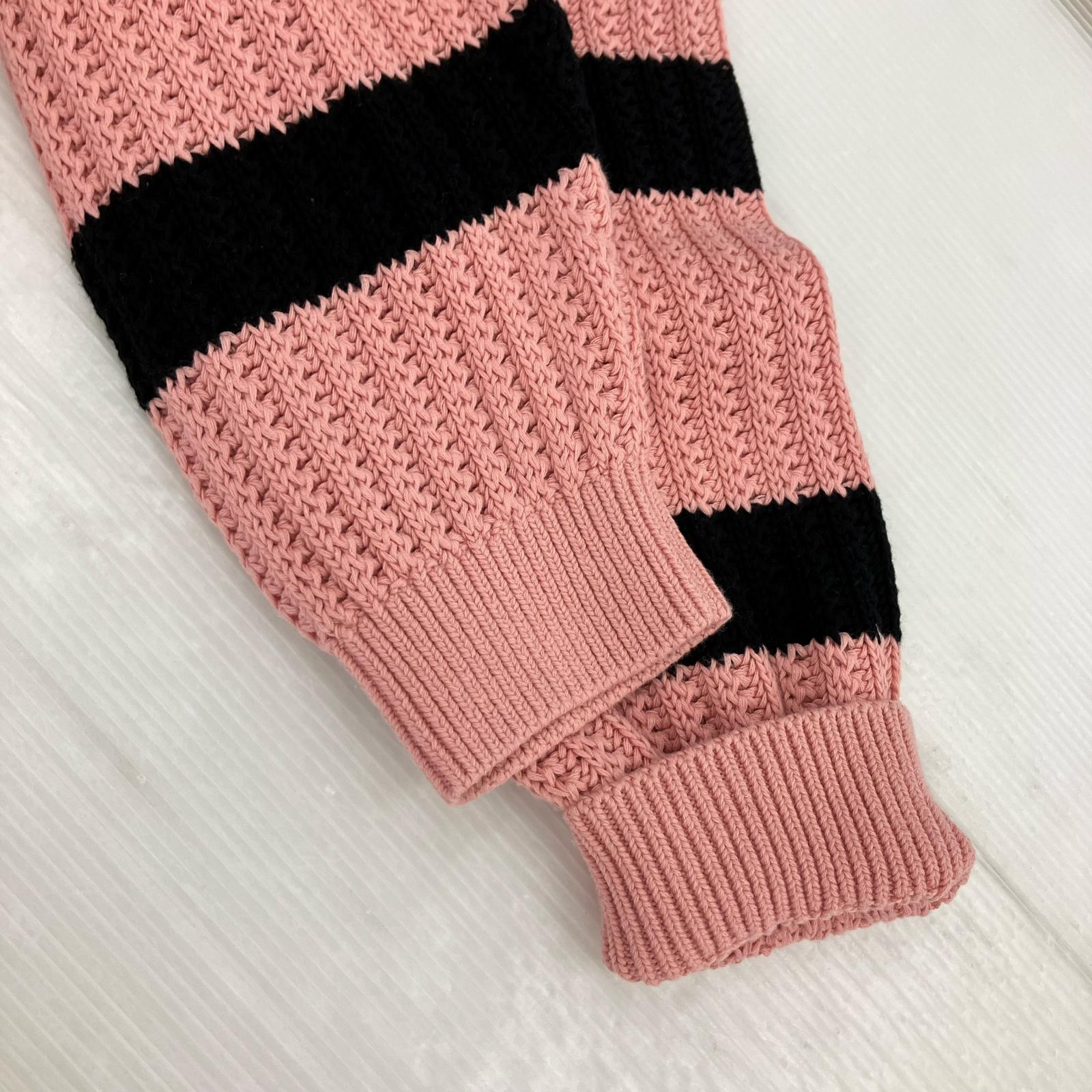 ニット Loose Gauge Stripe Small Box Sweater (L) L