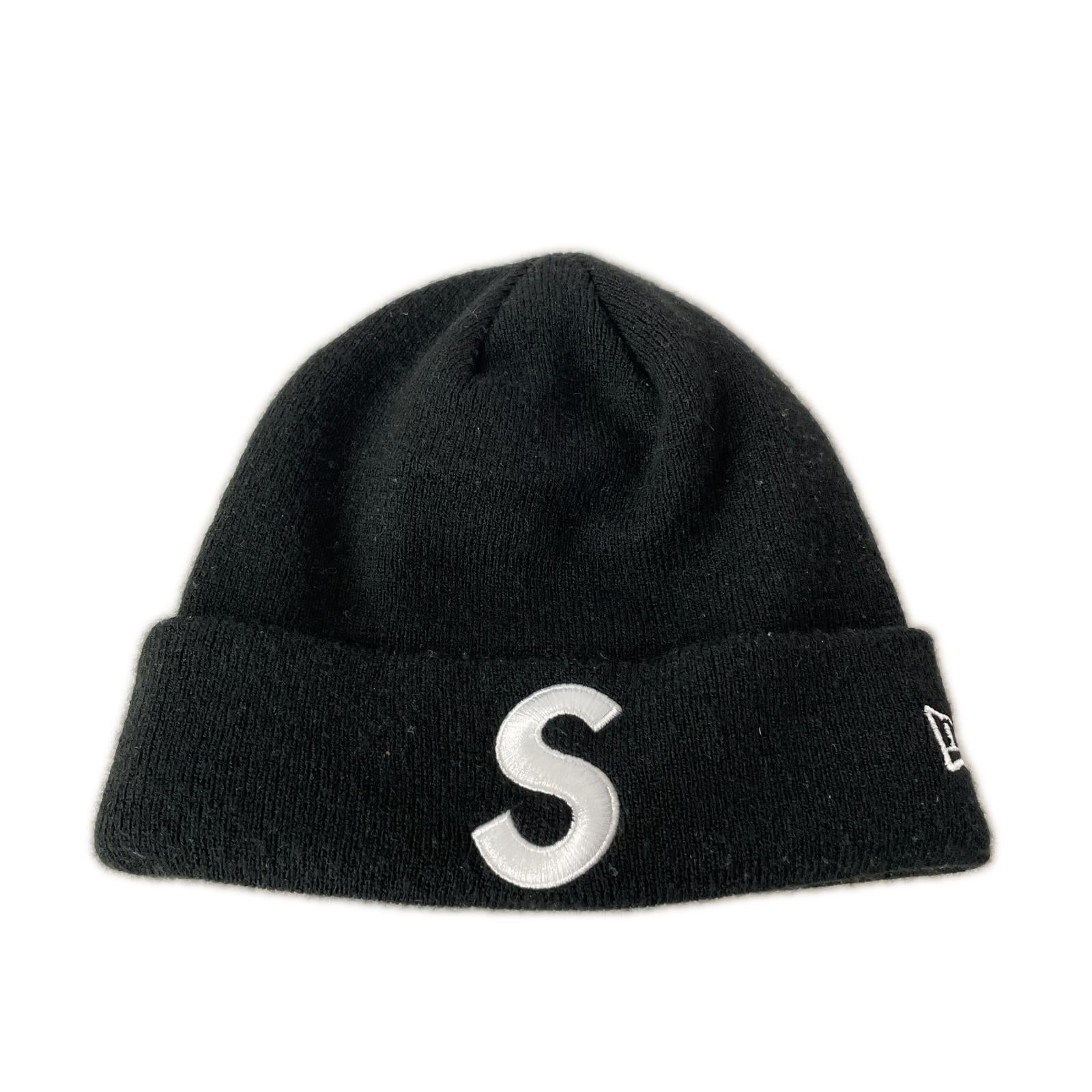 ニットキャップ NEW ERA S Logo Beanie BLK ブラック