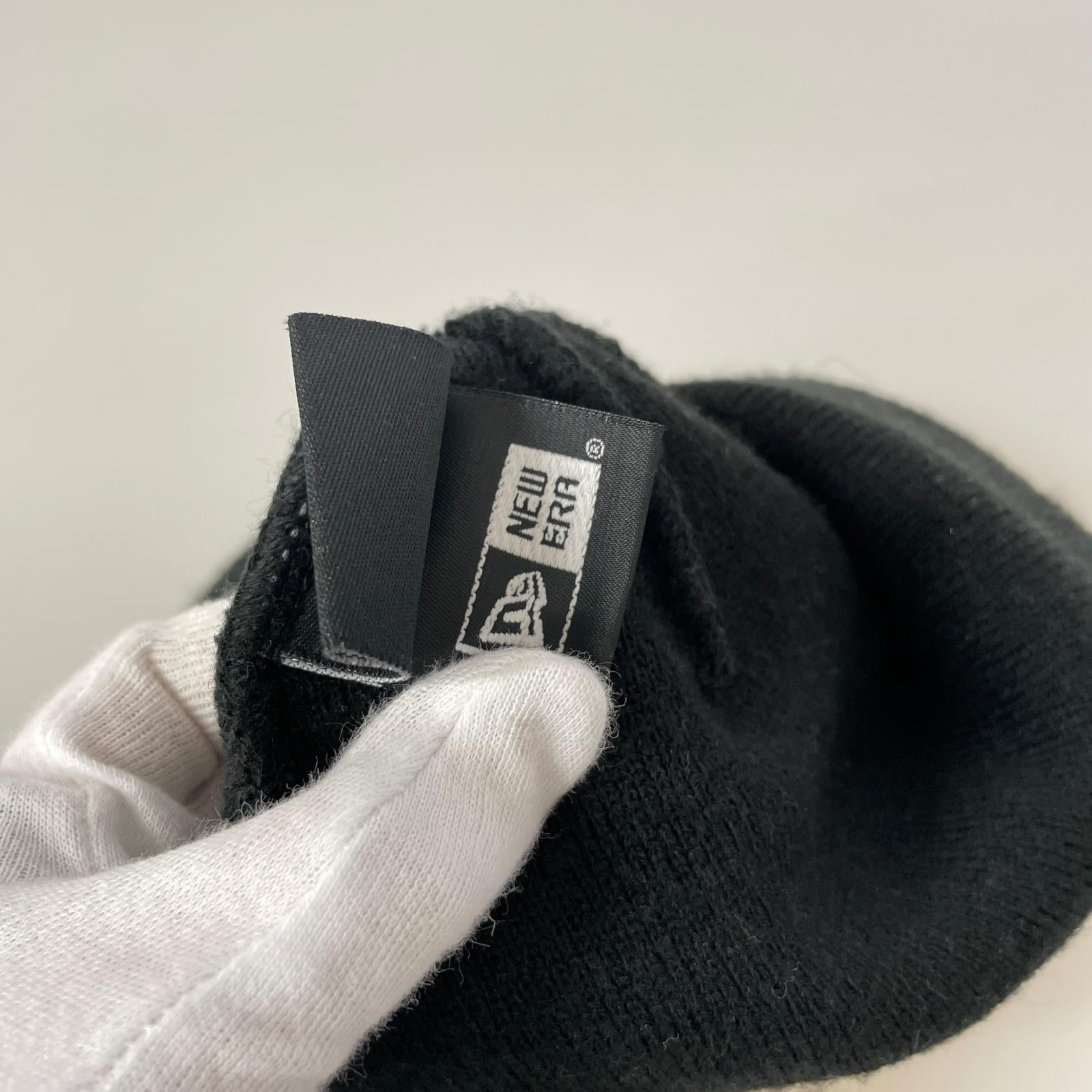 ニットキャップ NEW ERA S Logo Beanie BLK ブラック