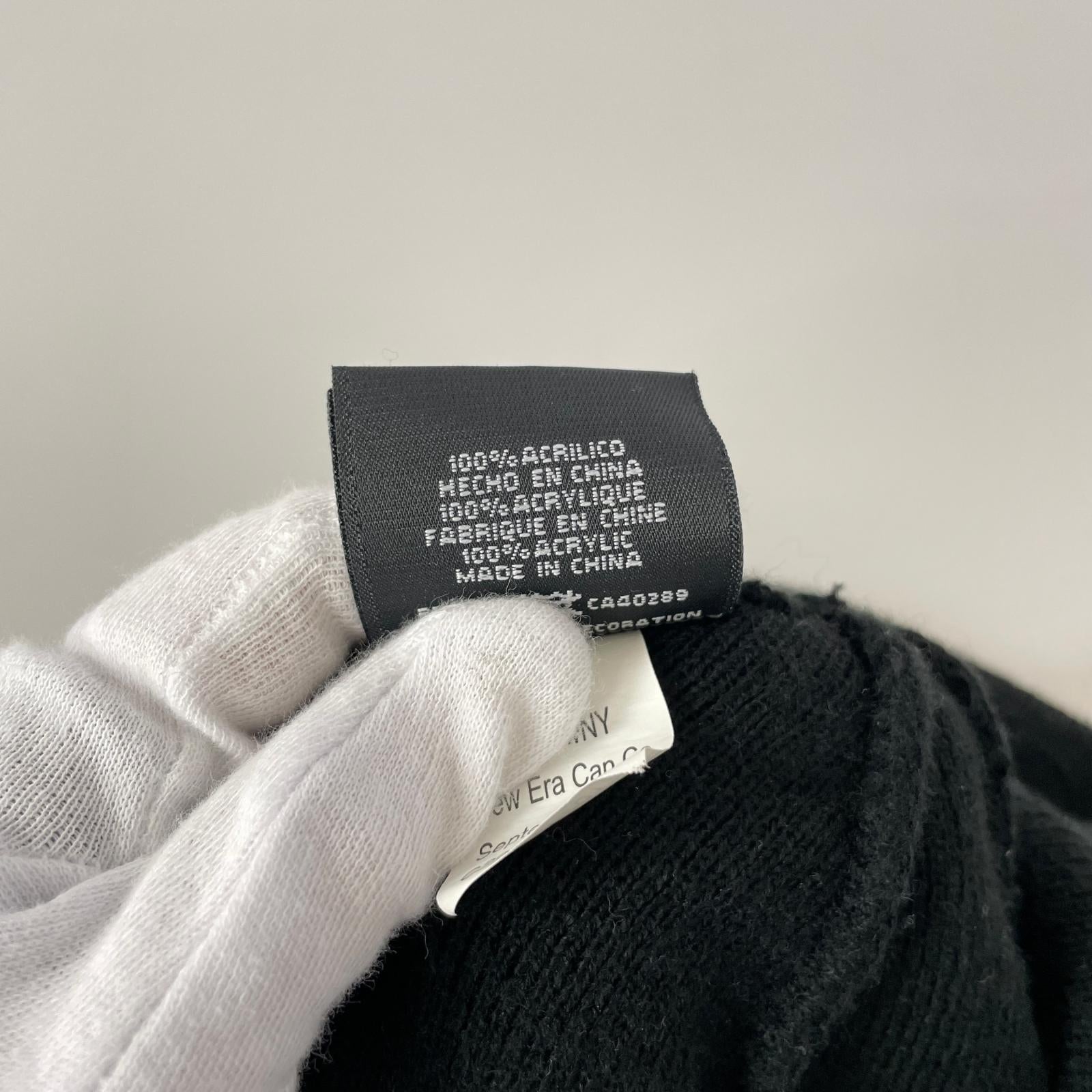 ニットキャップ NEW ERA S Logo Beanie BLK ブラック
