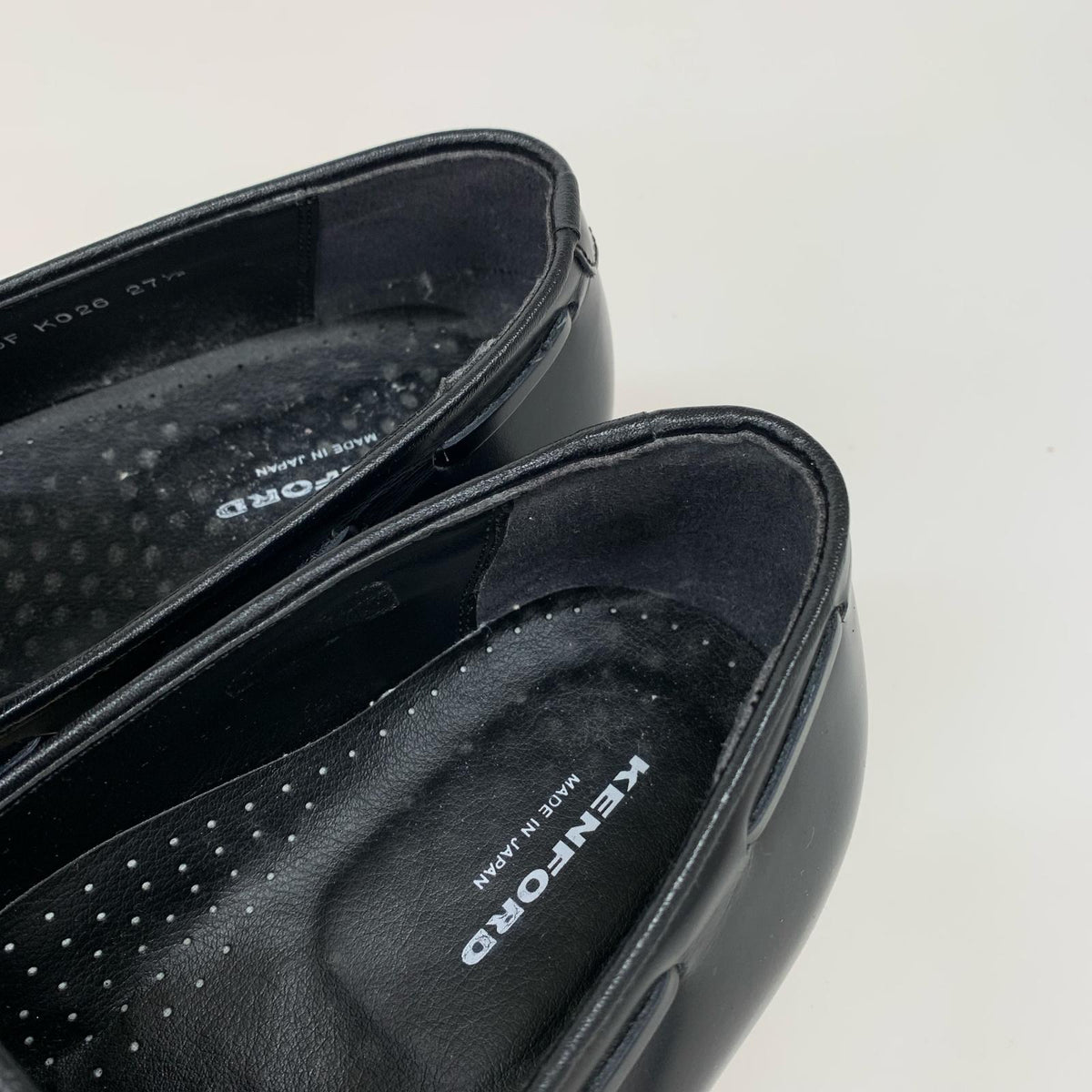 シューズ KEN FORD 厚底タッセルローファー BLK (27.5cm) ブラック