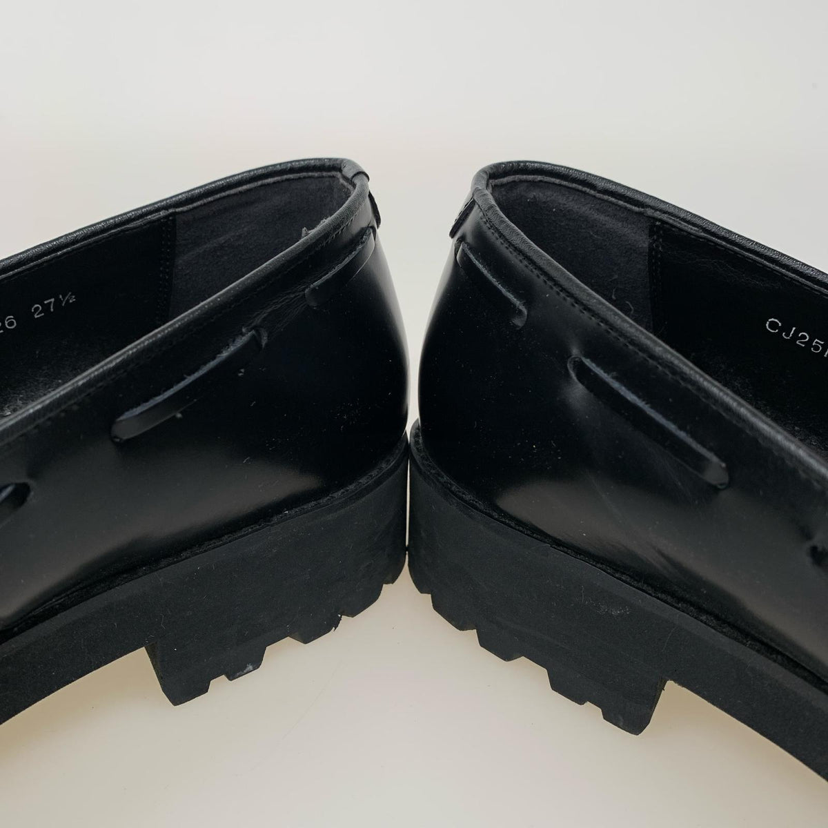 シューズ KEN FORD 厚底タッセルローファー BLK (27.5cm) ブラック
