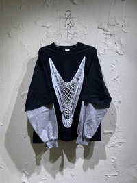 長袖Ｔシャツ BIO SKULL LAYERD LSTEE M