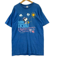 半袖Ｔシャツ ARTEX 80S スヌーピー Tシャツ L ブルー