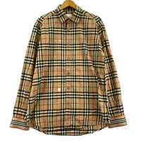 長袖シャツ BURBERRY 20AW CHECKD SHIRT M ベージュ