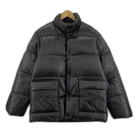 ダウンジャケット Y-2 LEATHER　羊革　黒 M ブラック