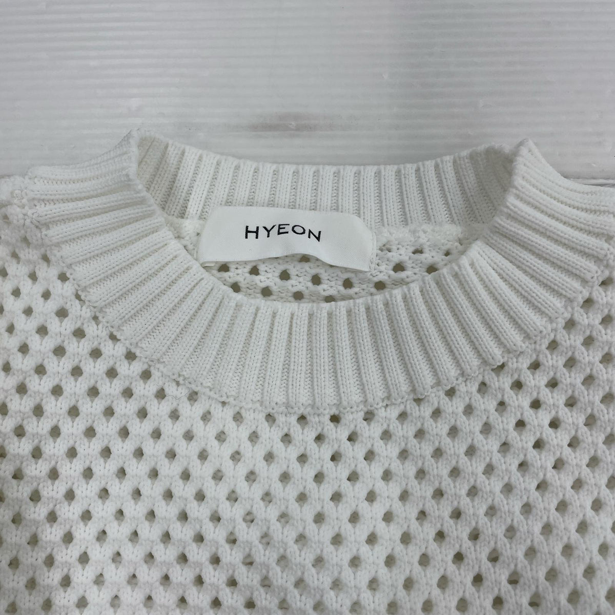 ニット HYEON WHT ホワイト