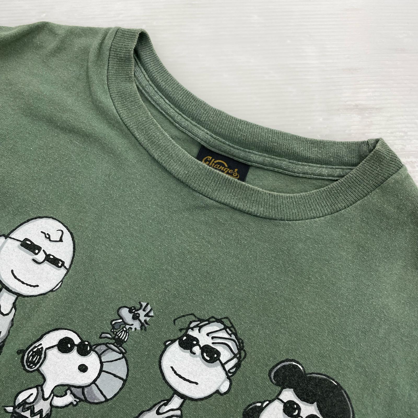 半袖Ｔシャツ Changes 90s PEAUTS Tee 緑 L グリーン