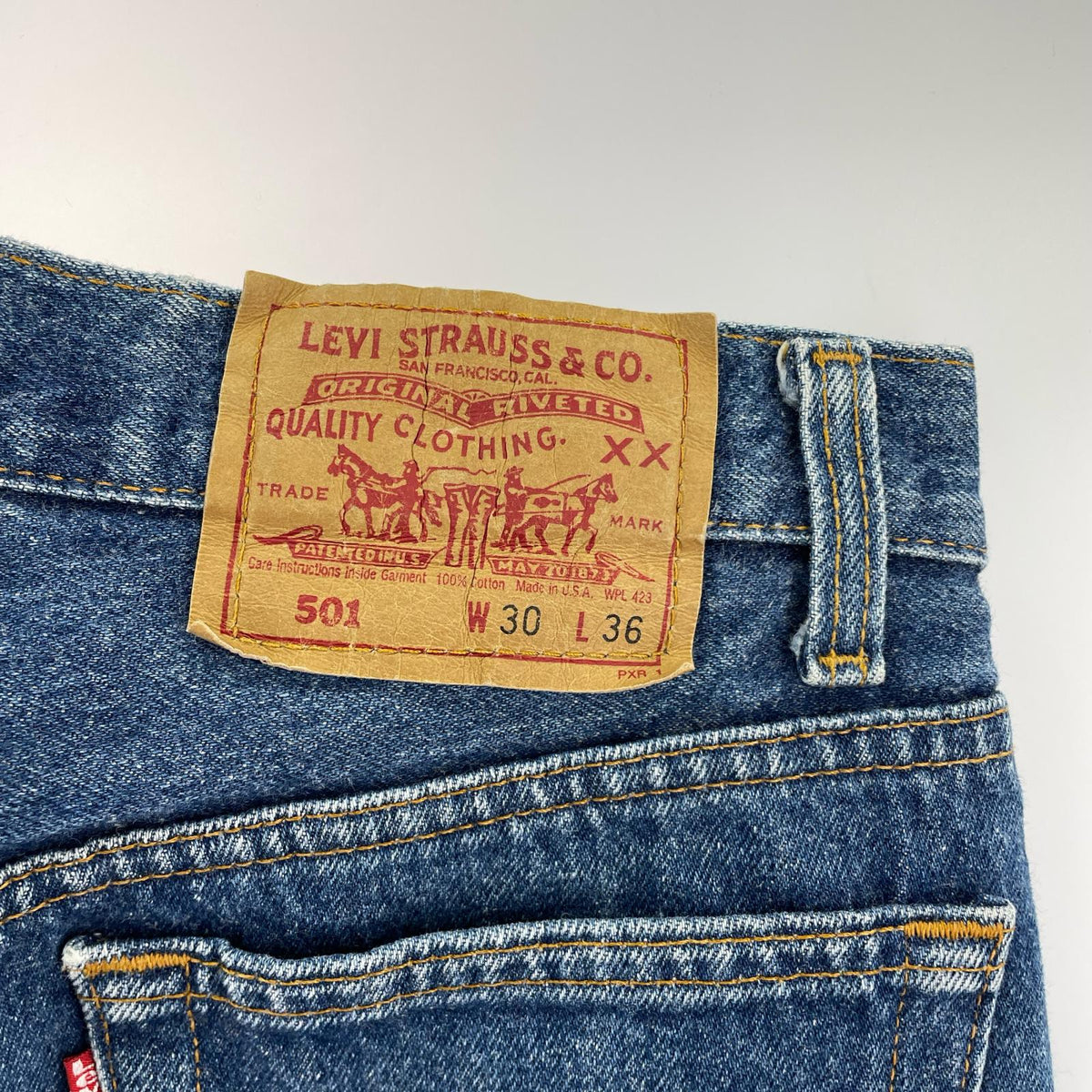 デニムパンツ 90s 501 W30 30 ブルー